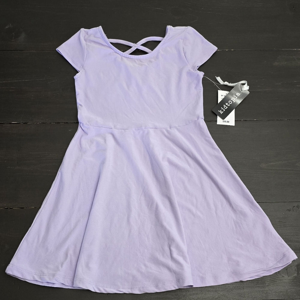 Kidtopia Girls Skater Dress Light Purple Size 6